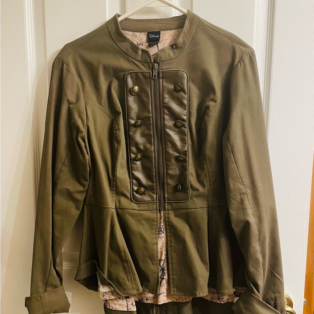 Disney Peter Pan Olive Utility Jacket for Women